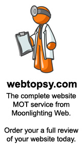 Webtopsy The Website MOT service from Moonlighting Web
